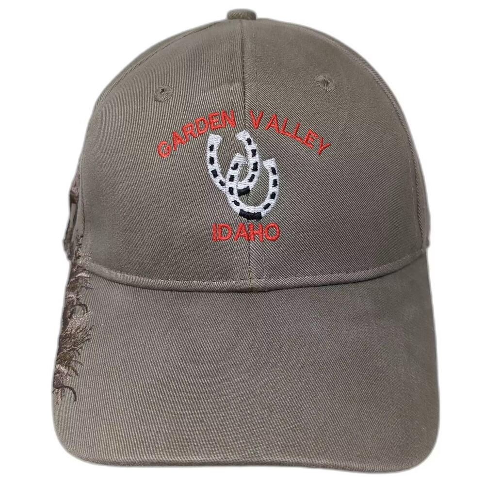 DRI DUCK Traders Baseball Cap Brown Red hat One Size Garden Valley Idaho Sallies